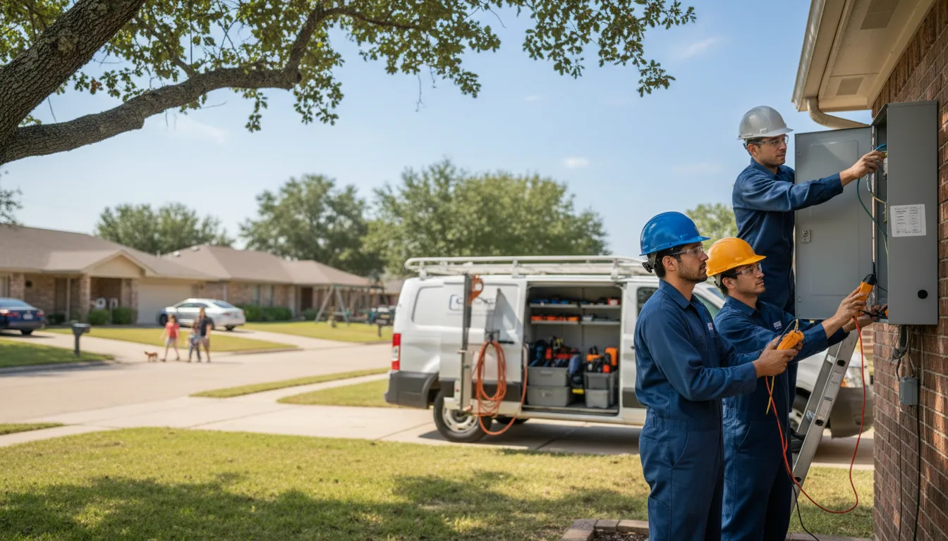 Certified electrician providing emergency electrical services in Vernon, AL